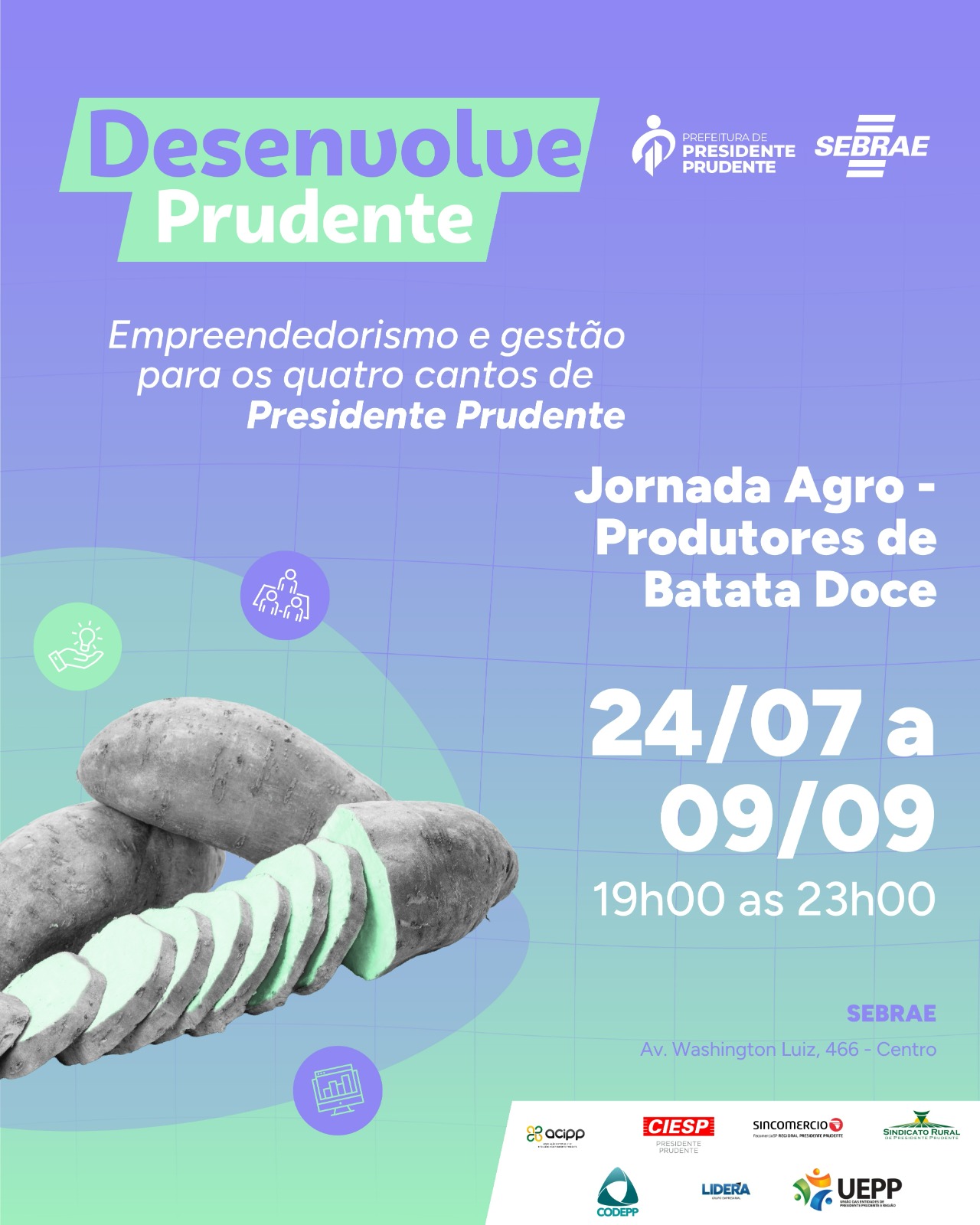 Imagem da notícia Programa Desenvolve Prudente Presidente Prudente é Mais Negócio!